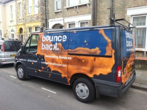 Our Liveried Van Bounce Back Van